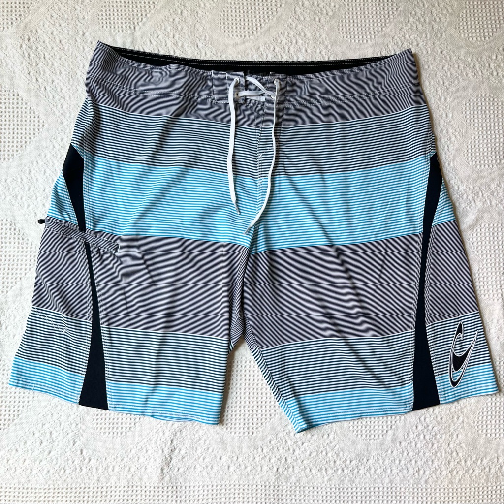 Oneill Boardshorts Swim Trunks Mens 42 Blue Superfreak Drawstring Surf Beach